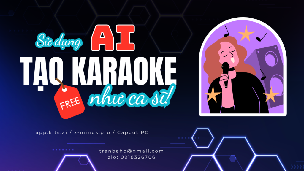 Tạo video Karaoke bằng AI bằng giọng của bạn như ca sĩ